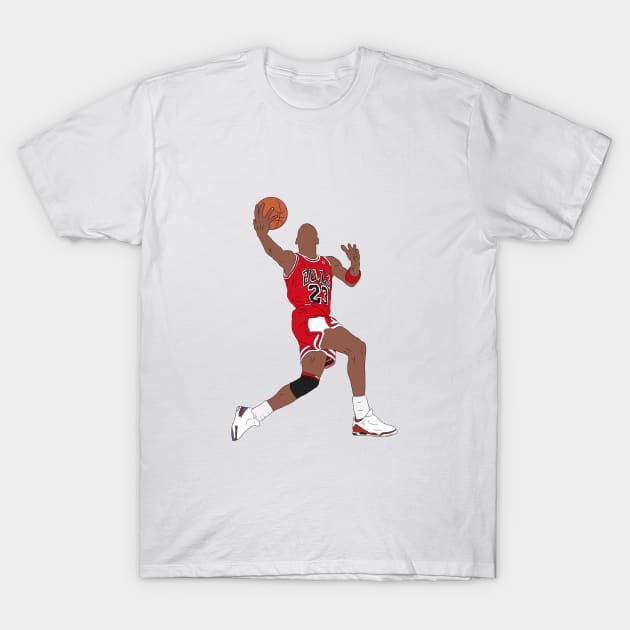 Michael Jordan Dunk T-Shirt by rattraptees